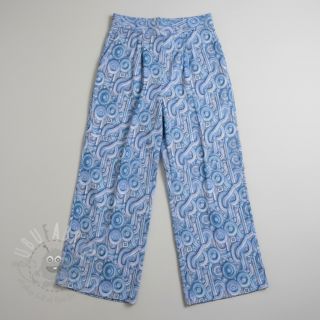 Jersey VISKOZA Unity blue digital print