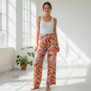 Viskoza STRETCH Somer design B digital print