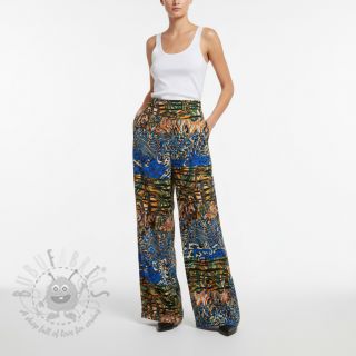 Viskoza Dimulti tamno plava digital print