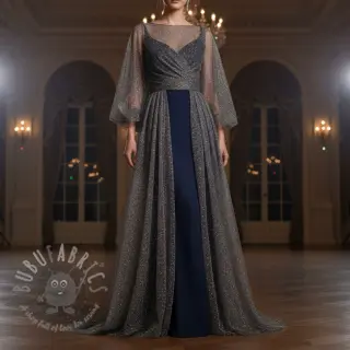 Til ROYAL SPARKLE tamno siva srebrna