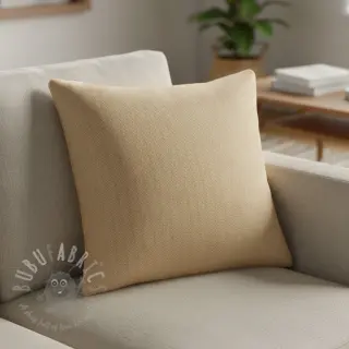 Linen cotton Fishbone camel