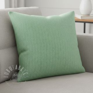 Linen cotton Fishbone green