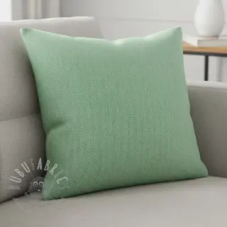 Linen cotton Fishbone green