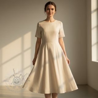 Lan pamuk Fishbone natural