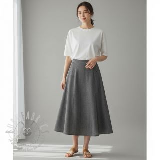 Lan pamuk Fishbone black