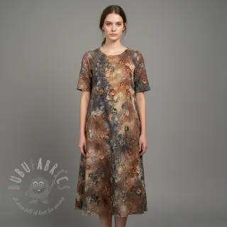 Pamuk TIE DYE EMBROIDERY Poppy design M