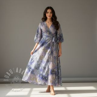 Pamuk TIE DYE EMBROIDERY Poppy design T