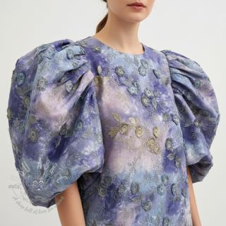 Pamuk TIE DYE EMBROIDERY Poppy design T