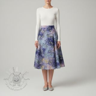 Pamuk TIE DYE EMBROIDERY Poppy design T