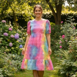 Pamuk EMBROIDERY Tie dye Della design B