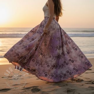 Pamuk TIE DYE EMBROIDERY Poppy design J