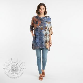 Pamuk TIE DYE EMBROIDERY Poppy design I