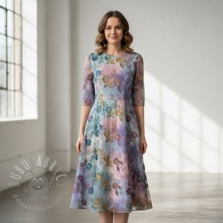 Pamuk TIE DYE EMBROIDERY Poppy design C