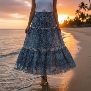 Madeira vez TIE DYE DENIM Design B