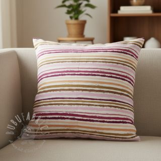 Pamuk Small stripes Snoozy old pink