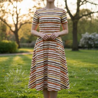 Pamuk Big stripes Snoozy brick