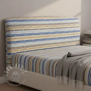 Pamuk Small stripes Snoozy old blue