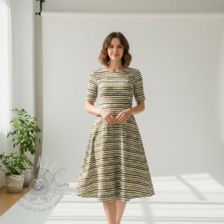 Pamuk Small stripes Snoozy taupe