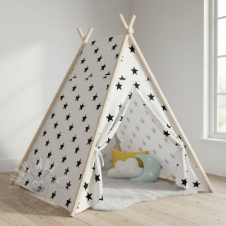 Pamuk Stars white/black