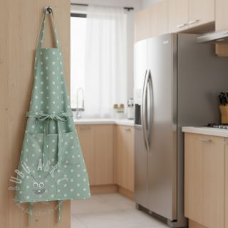 Pamučna tkanina Stars mint