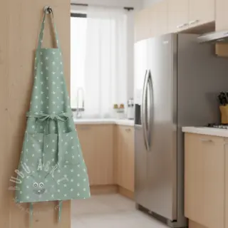 Pamučna tkanina Stars mint