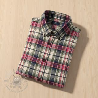 Pamučna tkanina YARN DYED CHECK BRUSHED pickle