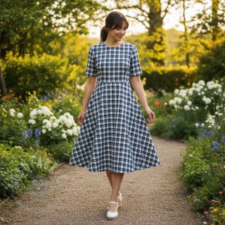 Pamučna tkanina YARN DYED CHECK BRUSHED Silva design B