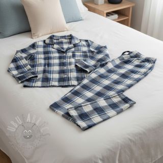 Pamučna tkanina YARN DYED CHECK BRUSHED Silva design A