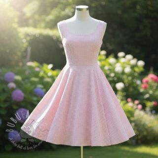 Pamučna tkanina YARN DYED CHECK BRUSHED light rose