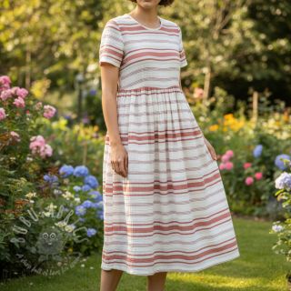 Pamučna tkanina YARN DYED Structure brique