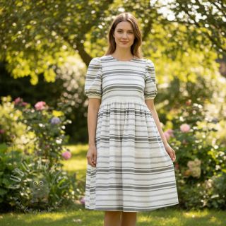 Pamučna tkanina YARN DYED Structure army green