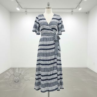 Pamučna tkanina YARN DYED Stripe navy