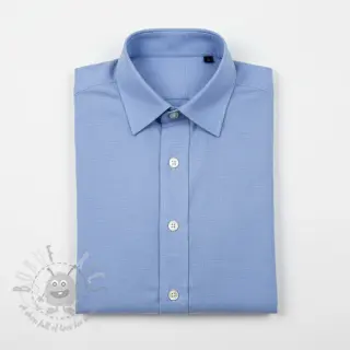 Pamučna tkanina popelin dark sky blue