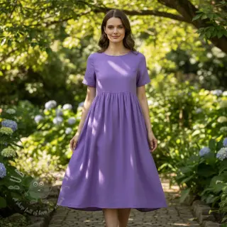Pamučni popelin purple