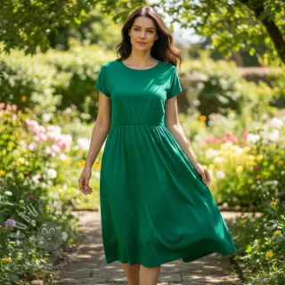 Pamučna tkanina popelin emerald
