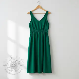 Pamučna tkanina popelin dark emerald