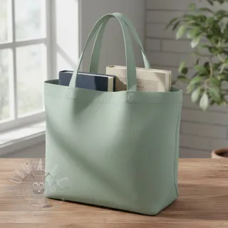 Pamučni popelin dark mint
