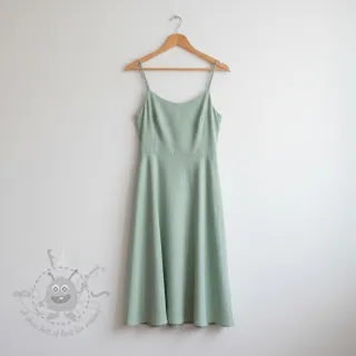 Pamučni popelin dark mint