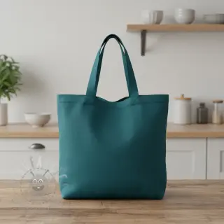 Pamučni popelin dark cyan
