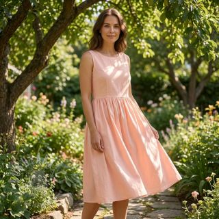 Pamučni popelin light rose