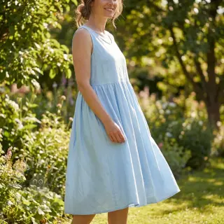 Pamučni popelin blue