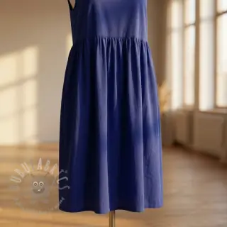 Pamučni popelin dark cobalt