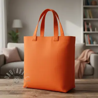 Pamučni popelin flame orange
