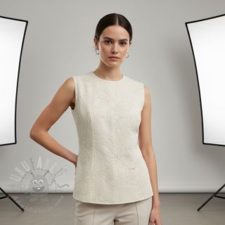 Pamuk EMBROIDERY GABARDINE Luana natural