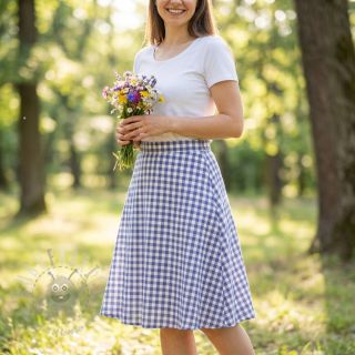 Pamuk Check lavender