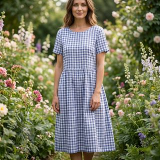 Pamuk Check lavender