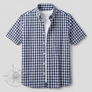 Pamuk Check navy