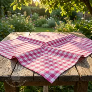 Pamuk Check fuchsia