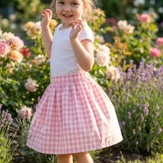 Pamuk Check rosa