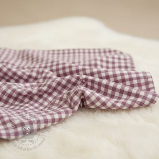 Pamuk FLANNEL Check mauve
